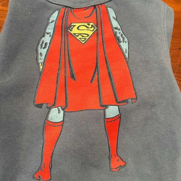 Superman crewneck sweatsuit from the Gap 18-24 months VGUC - Picture 4 of 4